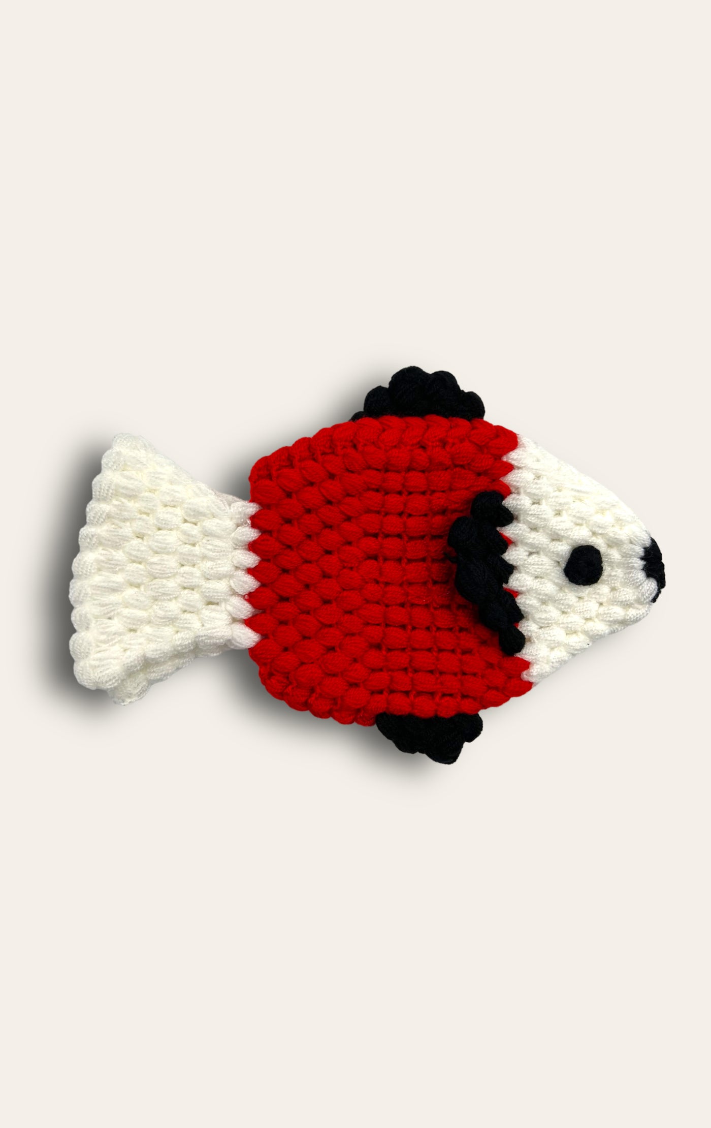 Copy of Copy of Fish Loofah Red & White & Black